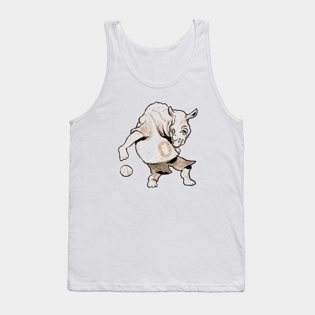 Rhino Basketball Tank Top by CoolCharacters